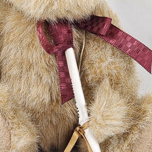 Vintage Boyd's Head Bean Collection Brown MISS GRADUATE Plush Stuffed Bear Toy - Picture 7 of 13